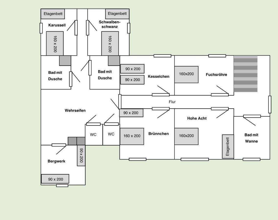 Ferienhaus Backesgarten für 22 Personen Neichen Exterior foto